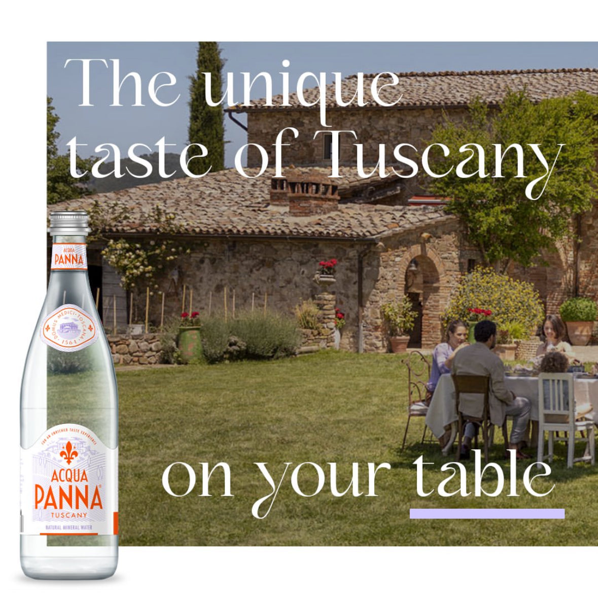 Acqua Panna Still Water - 750ml X 12 box Glass bottle