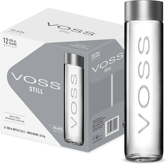 Voss Still Water 800ml X 12 Box Glass bottle