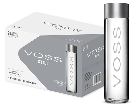 Voss Still Water 375ml X 24 Box Glass bottle